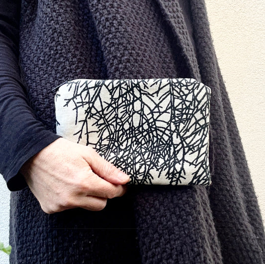 Huon pine large purse