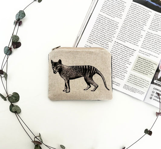 Tasmanian tiger coin purse